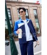Bộ nỉ thể thao nam MDB-255 navy phối xanh bích